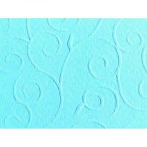 Marpa Jansen Prägekarton Arabesken 50x70cm 220g/m² hellblau