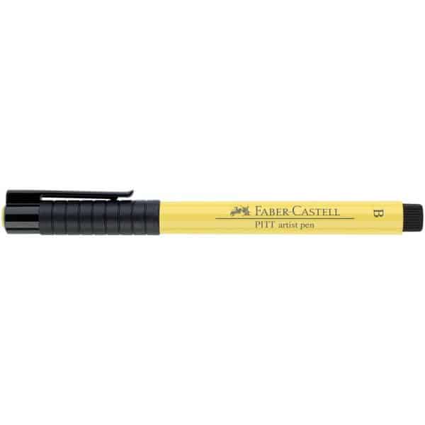 Faber Castell PITT artist pen brush lichtgelb lasierend