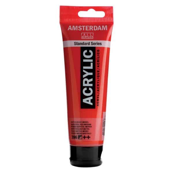 AMSTERDAM Acrylfarbe 120ml naphtholrot mittel