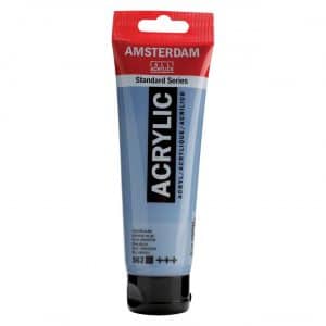 AMSTERDAM Acrylfarbe 120ml graublau