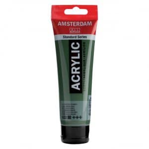 AMSTERDAM Acrylfarbe 120ml olivgrün dunkel