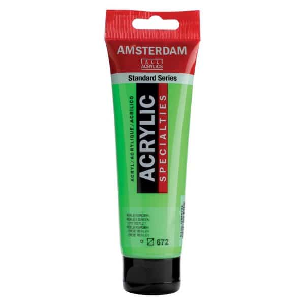 AMSTERDAM Acrylfarbe 120ml reflexgrün