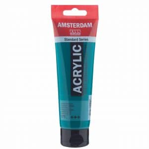 AMSTERDAM Acrylfarbe 120ml phthalogrün