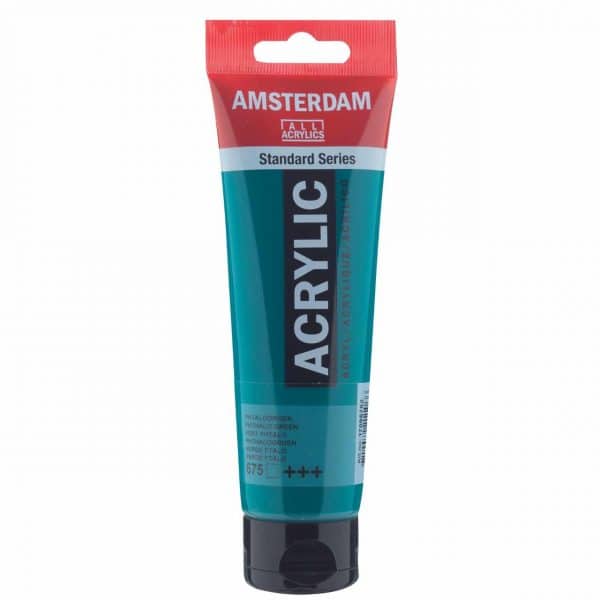 AMSTERDAM Acrylfarbe 120ml phthalogrün