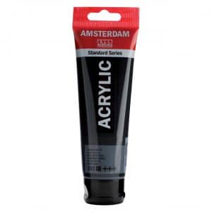 AMSTERDAM Acrylfarbe 120ml lampenschwarz