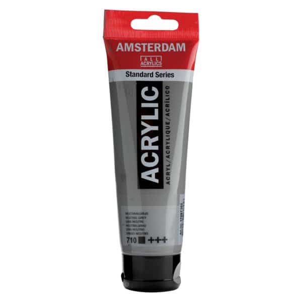 AMSTERDAM Acrylfarbe 120ml neutralgrau