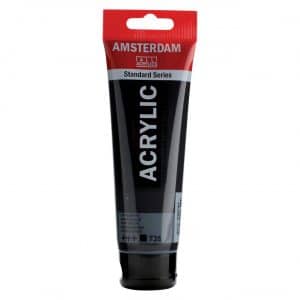 AMSTERDAM Acrylfarbe 120ml oxidschwarz