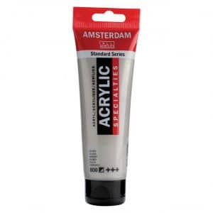 AMSTERDAM Acrylfarbe 120ml silber