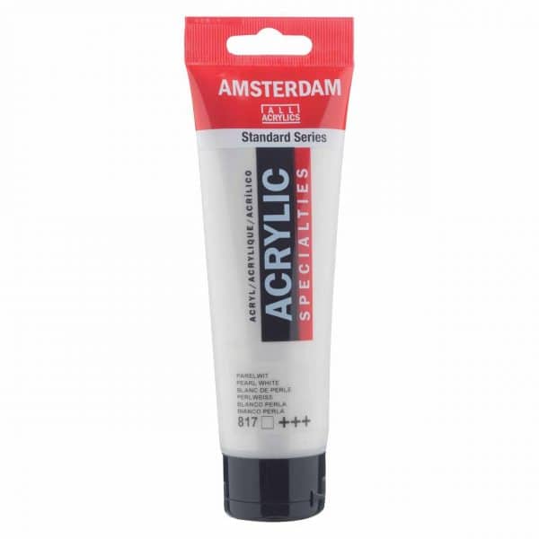 AMSTERDAM Acrylfarbe 120ml perlweiß