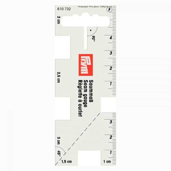 Prym Saummaß transparent 4x10