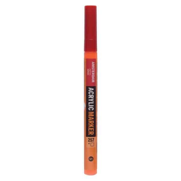 AMSTERDAM Acrylic Marker 1-2mm reflexorange