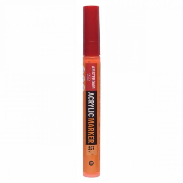 AMSTERDAM Acrylic Marker 3-4mm reflexorange