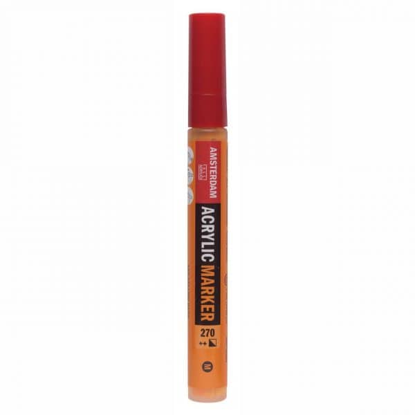 AMSTERDAM Acrylic Marker 3-4mm azogelb dunkel