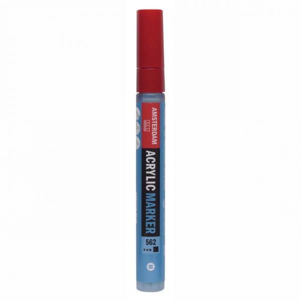 AMSTERDAM Acrylic Marker 3-4mm graublau