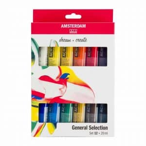 AMSTERDAM Acrylfarbe Set 12x20ml