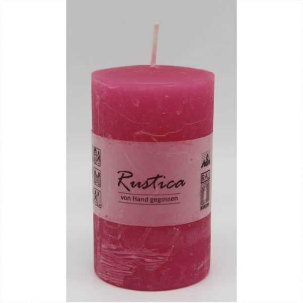 Kopschitz Rustica Kerze 10x6cm pink