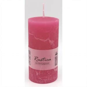 Kopschitz Rustica Kerze 12x6cm pink