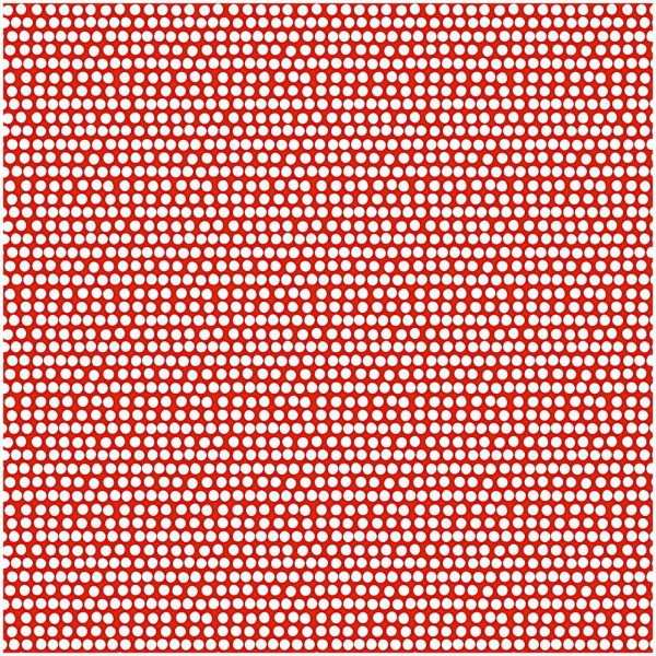 Rico Design Stoff Punktelinie rot-weiß 50x140cm