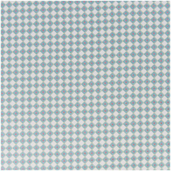 Rico Design Stoff Muster grafisch grün-pink 140cm