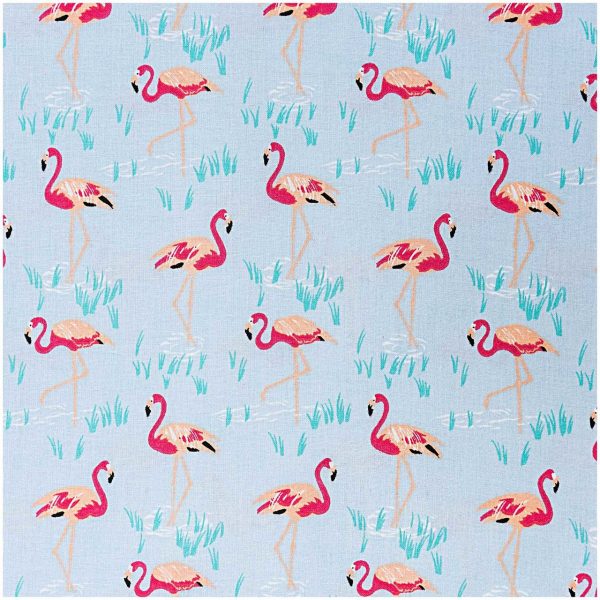 Rico Design Stoff Flamingo 50x140cm