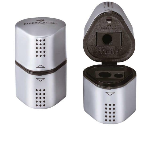 Faber Castell Dreifachanspitzer Grip 2001 silber