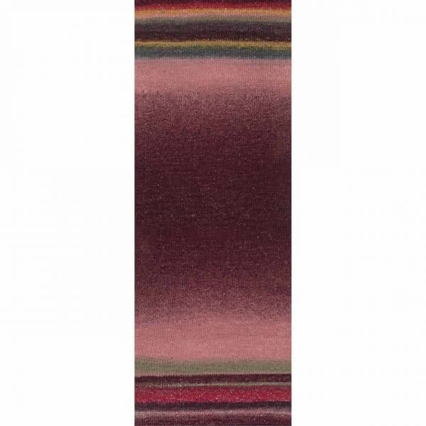 Lana Grossa Gomitolo Felice 150g 435m burgund-hellrot-orange-rosa-graugrün-dunkelgrau