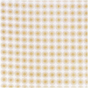 Rico Design Stoff Rosette gold 140cm