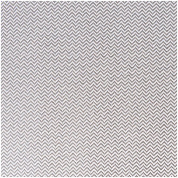 Rico Design Stoff Zickzack weiß-grau 50x140cm