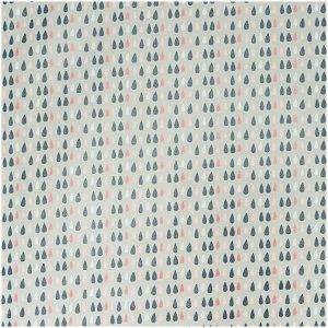 Rico Design Druckstoff Tropfen grau 140cm beschichtet
