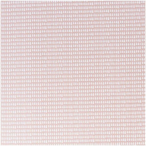 Rico Design Druckstoff Tropfenmuster blassrosa 50x140cm