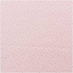 Rico Design Druckstoff Hygge Punkte rosa-metallic 140cm