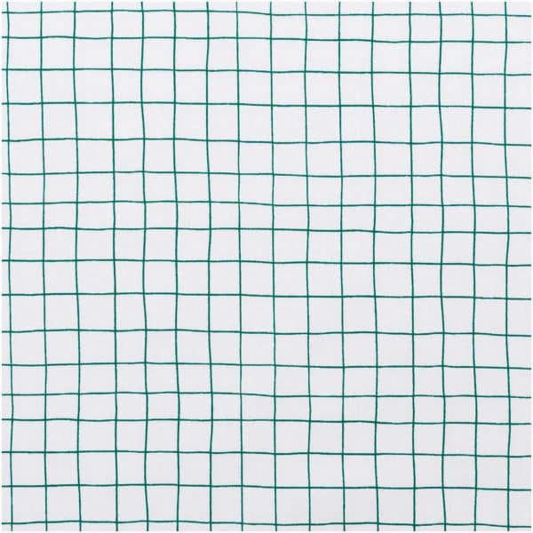 Rico Design Druckstoff Hygge kariert weiß-grün 140cm