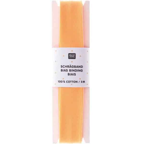 Rico Design Schrägband 2cmx3m neonorange