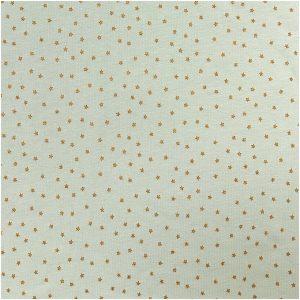 Rico Design Jerseystoff Baby Collection Sterne mint-gold 145cm