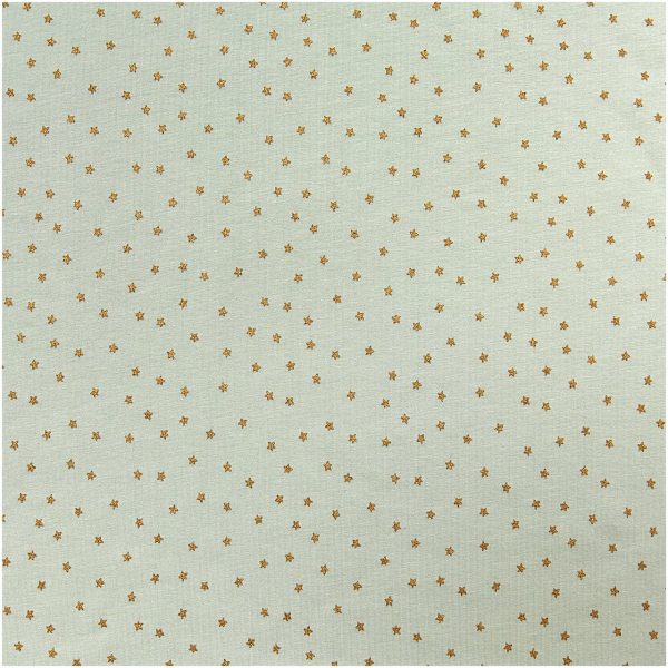 Rico Design Jerseystoff Baby Collection Sterne mint-gold 145cm