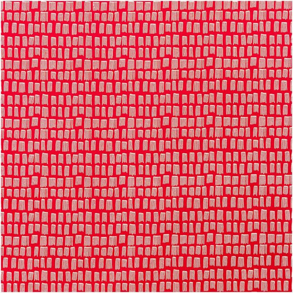 Rico Design Druckstoff Jardin Japonais Striche rot 140cm