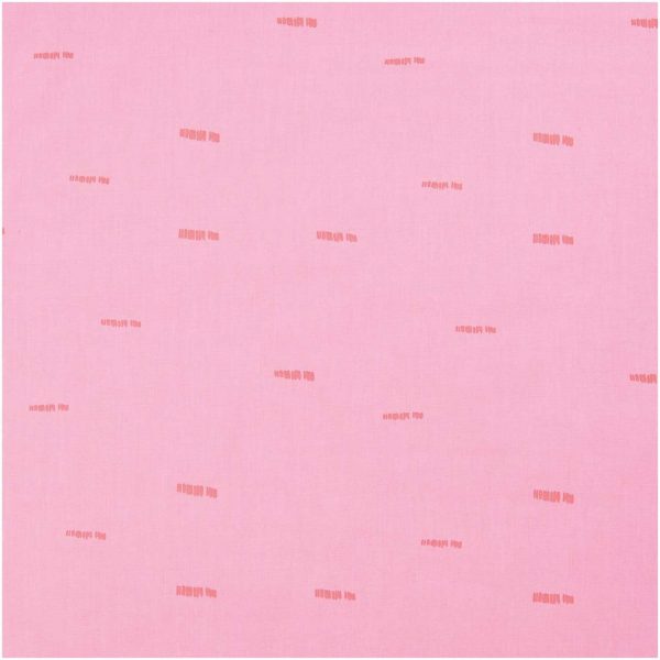 Rico Design Druckstoff Nature Matters Striche pink-neon 50x140cm