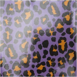 Rico Design Meterware PVC-Stoff Glossy Acid Leo lila