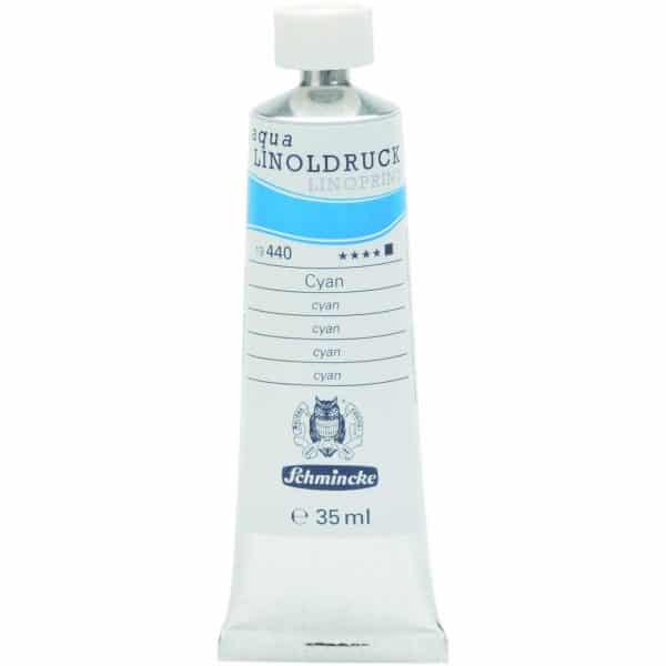 Schmincke Linoldruckfarbe 35ml cyan