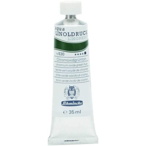 Schmincke Linoldruckfarbe 35ml chromoxidgrünton