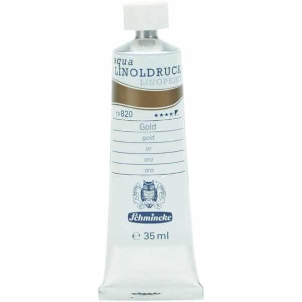 Schmincke Linoldruckfarbe 35ml gold