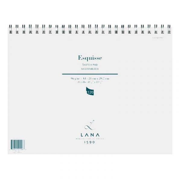 Hahnemühle Lana Esquisse Skizzenblock 96g/m² A4 120 Blatt