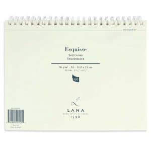 Hahnemühle Lana Esquisse Skizzenblock 96g/m² A5 60 Blatt