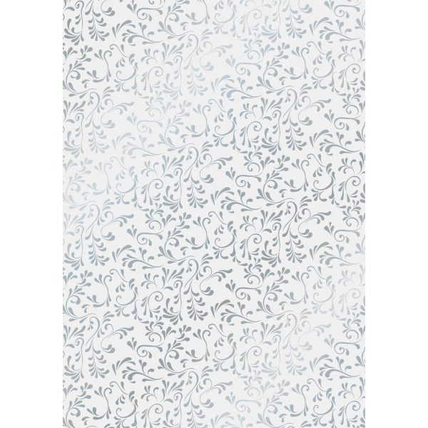 HEYDA Transparentpapier Primavera Roma silber 50x70cm 115g/m²