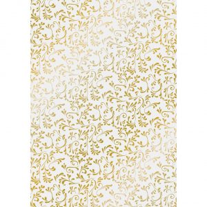 HEYDA Transparentpapier Primavera Roma gold 50x70cm 115g/m²