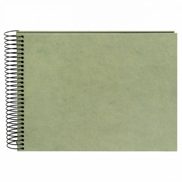 goldbuch Spiralalbum smoke green 24x17cm 40 schwarze Seiten