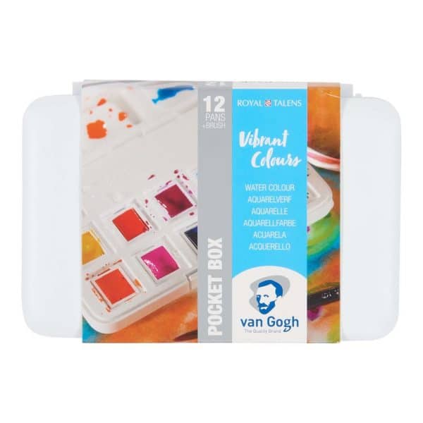 van Gogh Aquarell Set intensive Farben 12 Näpfchen