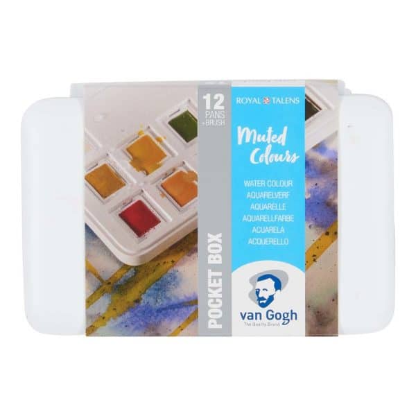 van Gogh Aquarell Set gedeckte Farben 12 Näpfchen