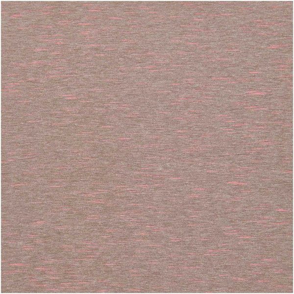 Rico Design Meterware Jersey taupe-neonpink