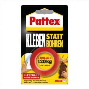 Pattex Kleben statt Bohren Klebeband 19mm 1